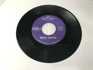 Wanda Jackson/Capitol 4397/Let's Have A Party/Cool Love/1960