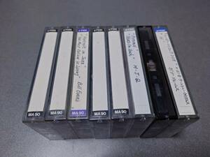 【使用済　メタルカセットテープ】TDK メタルカセットテープＭＡ９０X８本　再生確認済