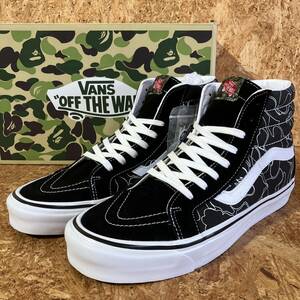 VANS A BATHING APE BAPE SK8-Hi 38 Dx US11.5 29.5cm コラボ 別注 限定 キーホルダー ヴァンズ Line Camo 迷彩 カモフラージュ ハイカット