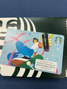 スタバカード　スケートボード　ピン未削り 残0 STARBUCKS スターバックス 