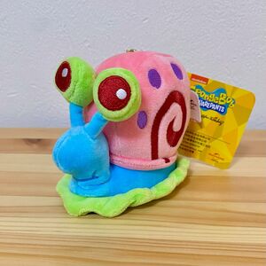 新品 スポンジボブ あかちゃん ゲイリー ぬいぐるみ チャーム スポンジ・ボブ ストラップ かたつむり 人形 spongebob