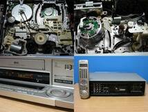 Panasonic★良品 メンテ済 動作良好★高画質 S-VHSビデオデッキ TBC搭載★リモコン&CD取説付★NV-SB800W_画像2