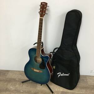 Falcone/ファルコン アコースティックギターFSG-1FC EBU アコギ 弦楽器 ソフトケース付 24c菊RH