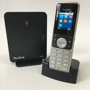 Yealink DECT IP Phone W53H W60B 無線 電話 ワイヤレス 通電確認済 24c菊TK⑥