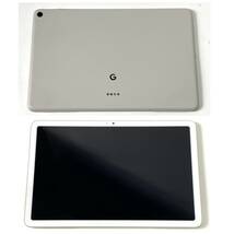 2023年モデル Google Pixel Tablet グーグルピクセルタブレット 充電スピーカー ホルダー付き 128GB GA04750-JP Porcelain 動作OK 24c菊TK_画像3