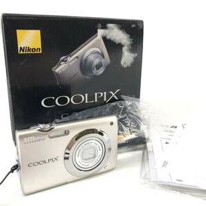 1スタ Nikon ニコン コンパクトデジタルカメラ COOLPIX S3000 ピュアシルバー 4倍ズーム 現状販売品 24c菊MZ の画像1