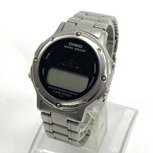 CASIO/カシオ MOON GRAPH/ムーングラフ GMW-61 デジタル腕時計 QZ クォーツ シルバー ジャンク 24c菊NS