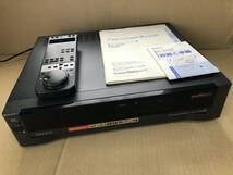 SONY／Betamaxビデオデッキ SL-200D（2002年製・動作品）リモコン・取説付き_画像1