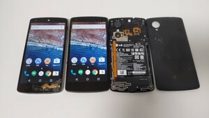 Nexus5 ネクサス5 Androidスマホ2台＋部品取りパーツ スマートフォン ジャンク 送料無料