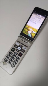 au かんたんケータイ ガラホ ガラケー KYF41 携帯電話 初期化済 簡易確認のみ 現状品