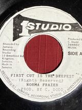 7'First Cut Is Deepest-Norma Frazer 試聴アリ　ファンデーション　名曲　多数出品中_画像1