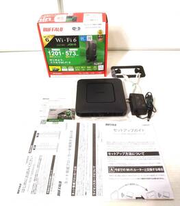 ZしH0821【BUFFALO】★バッファロー　Wi-Fiルーター（無線LAN親機）　Wi-Fi6　ENTRY　AX4