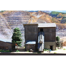 Nゲージ ジオラマ 「砕石場と原木運搬」 鉄道模型 ジオコレ ストラクチャー_画像5