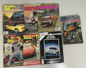 海外雑誌 7冊まとめて！sports car/motor cyclist/four wheeler/road＆track/world series'90/モーターファン'75/他