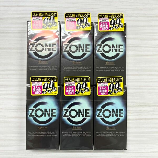 ZONE ゾーン コンドーム　 6個入×6ケース 