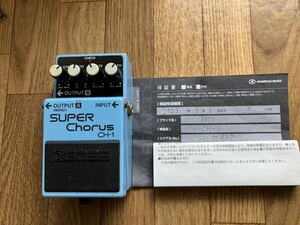 ¥100〜売り切りBOSS SUPER Chorus ボス スーパーコーラス CH-1 エフェクター 