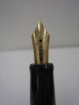 ◆PILOT◆ パイロット CUSTOM 74 カスタム74 ネイビー/ゴールド ペン先 14K 585 F 細字 未使用新品 ケース付_画像6