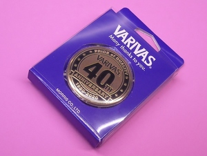 バリバス VARIVAS 40TH 40周年 モーリス 缶バッジ プライド クオリティ 安全ピンタイプ 径55mm