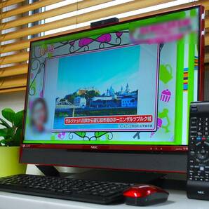 ★☆[Windows11] 23.8型 Lavie desk all in one /新品超高速-SSD/第6世代Corei7/16GB/Office/3波TVチューナー/Blu-ray/Bluetooth/fr16☆★の画像5