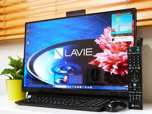 ★☆23.8型フルHD / LAVIE Desk All-in-one / 高速M2:nvme＋HDD / 第８世代Corei5 /Office/16GB/3波TVチューナーI/ハイレゾ/d5m6☆★