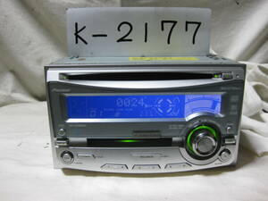 K-2177　Carrozzeria　カロッツェリア　FH-P055MD　MDLP　2Dサイズ　CD&MDデッキ　故障品