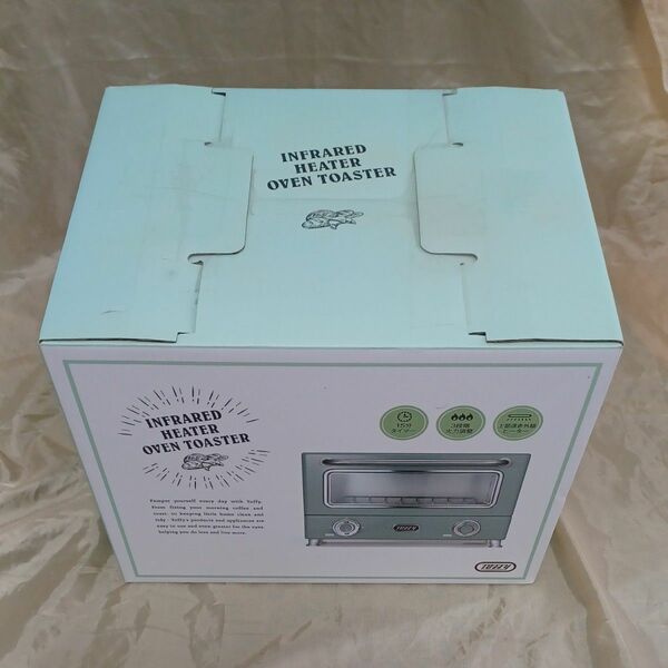 新品未開封　Toffy 遠赤ヒーターオーブントースター K-TS3-PA （PALE AQUA）