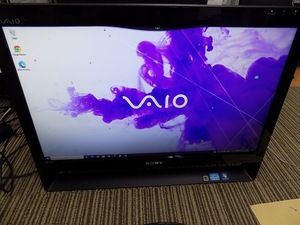 SONY VAIO デスクトップ 中古 モニター PC i5-2450M 2.5GHz メモリ8GB SSD120GB 無線LAN USB3.0 VPCJ24AJ Windows10Pro Microsoft Office