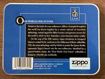 大「8069」Zippo ジッポ　ONE WORLD ONE FUTURE　ライター　ジャンク_画像9