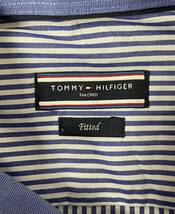 大G「19470」トミーヒルフィガーTOMMY HILFIGER 2点 セット まとめ カッターシャツ　ワイシャツ　ストライプ　チェック　XLサイズ_画像4