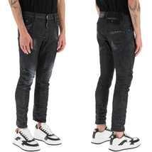 送料無料 DSQUARED2 ディースクエアード S74LB1226 S30357 ブラック TIDY BIKER JEAN デニム ジーンズ size 50_画像3