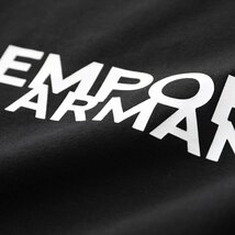 送料無料 48 EMPORIO ARMANI エンポリオアルマーニ 111023 2F725 ブラック Tシャツ 長袖 ロゴ size M_画像8