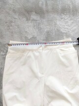 【美品】GEORGES RECHホワイトパンツ レディース ウエストゴム ポケット付_画像3