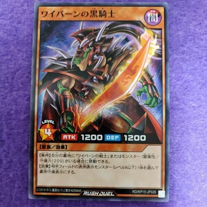 遊戯王 ラッシュデュエル ワイバーンの黒騎士 ノーマル RD/KP15-JP026