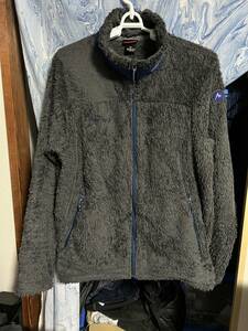 マーモット（Marmot）フリースジャケット/L/ポリエステル/グレー・ブルー/MOF-F2263 Lサイズ (中古 古着) 