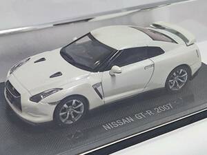 EBBRO 1/43 HOT!-NISSAN GT-R 2007 (ホワイトパール) [44037] /エブロ/日産 R35 GTR White Perl