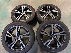 2018年製 スタッドレス MAK ピレリ アイスアシンメトリコ 225/50R17 7J +50 5H PCD108 4本set ボルボ P240322b