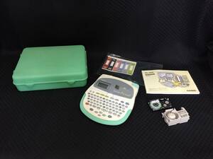 ◎ 美品に近い　CASIO ネームランド フォセット KL-H25 2001年製 取扱説明書/テープカートリッジ/収納ケース付き 目立つ傷なし