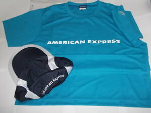 アメックス　アメリカンエキスプレス　AMEX　アシックス　ASICS　シャツ　Tシャツ　帽子　キャップ