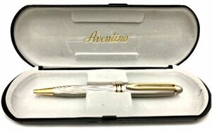Aventino 高級 ボールペン ツイスト式 シルバー ＆ゴールドカラー