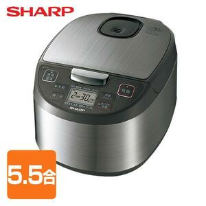 炊飯器 5合炊き シャープ 一人暮らし用 5.5合炊き炊飯器 マイコン式炊飯器 KS-S10J(S) 炊飯ジャー ライスクッカー １人暮らし 炊飯 YT697