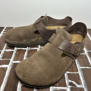 ◆BIRKENSTOCK◆ 43(27.5〜28.0相当) ビルケンシュトック　ロンドン　スエード　メンズ　靴　くつ　中古　宅急便　即決