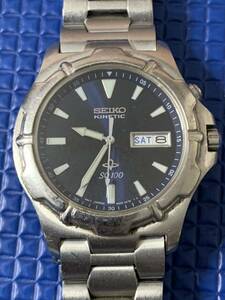 1円スタート　SEIKO セイコー 精工舎SEIKO セイコー KINETIC キネティック SQ100 5M43-0B90 ジャンク品　不動品　