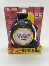 ◆未使用品◆ #I009 TAJIMA タジマ / コンベックス 剛厚セフGロック-25 5.0m GASFGL2550_画像1