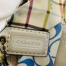 1円 ショルダーバッグ　COACH ハンドメイド _画像6