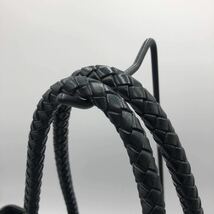 1円【超希少/美品】Kiefer neu キーファーノイ トートバッグ 編み込み ショルダー 2way メンズ ビジネス A4可 大容量 本革 レザー 深緑 黒_画像7