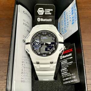 試着のみ 新品同様 国内正規品 タグ付 CASIO G-SHOCK GA-B001SF-7AJF Bluetooth ホワイト ダブルLEDライト モバイルリンク ワールドタイム