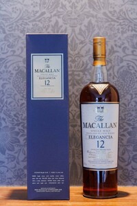 【未開栓】 MACALLAN ELEGANCIA マッカラン エレガンシア 12年　シングルモルト　1000ml 40%　箱あり　ウイスキー