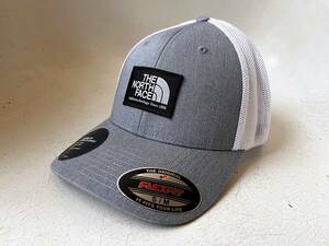  новый товар USA ограничение подлинный товар The North Face North Face FLEXFIT Tracker шляпа сетчатая кепка шляпа Unisex S/M серый Heather 