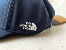 即決 新品 正規品 USA限定 The North Face ノースフェイス ロゴ刺繍 帽子 オックスフォードキャップ 男女兼用 調節可能 NAVY_画像4