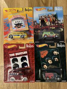 ホットウィール Hot Wheels the BEETLES ビートルズ 4台セット HAULIN GAS DAIRY DELIVERY FORD TRANSIT SUPER VAN AUSTIN MINI VAN